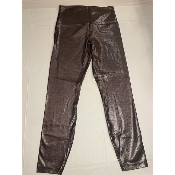 Lululemon Align Pant Shine 6 Radiate Foil Print French Press 25" - Picture 1 of 13